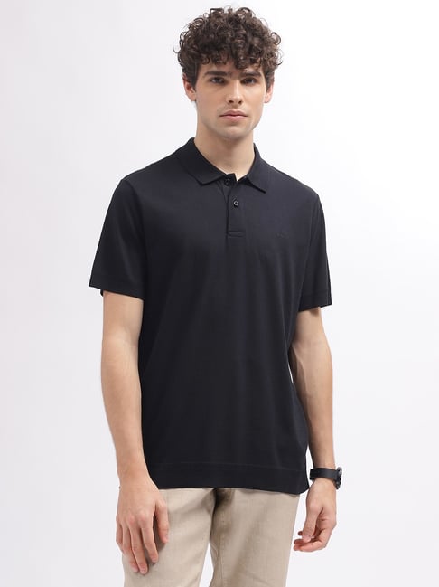 Gant Black Regular Fit Polo T-Shirt-picture-45