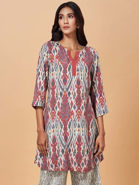 Marigold Lane Multicolored Printed Straight Kurti-picture-31