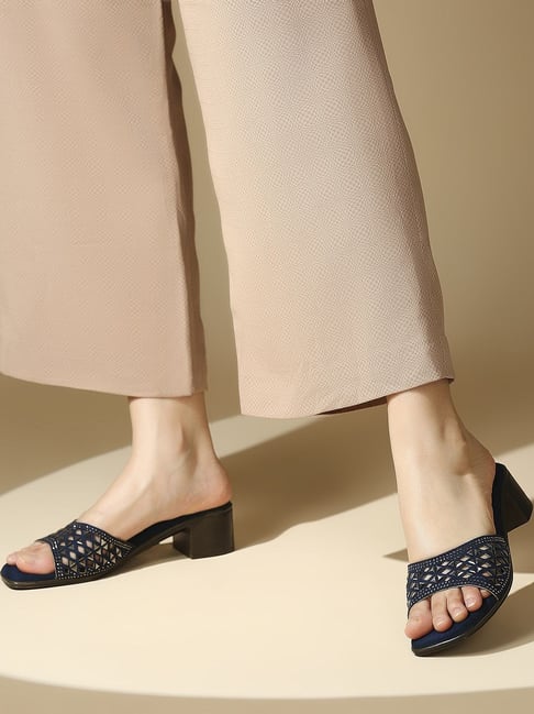 Inc.5 Women's Navy Ethnic Sandals-picture-23