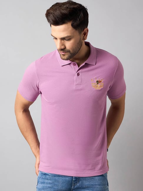 Club York Purple Regular Fit Polo T-Shirt-picture-31