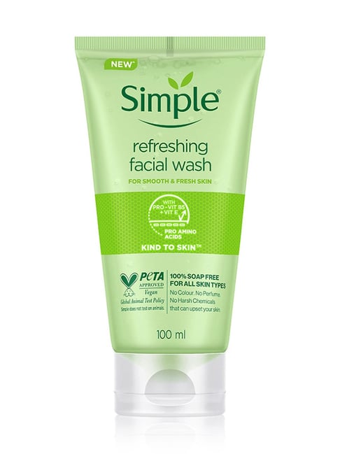 Simple Kind To Skin Refreshing Facial Wash - 100 ml