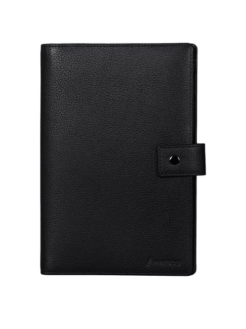 Mai Soli Quest Black Formal Leather Passport Wallet for Unisex-picture-45