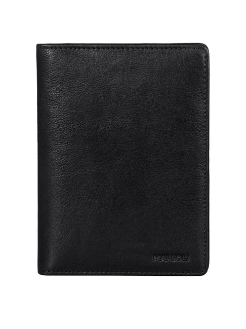Mai Soli Explorer Black Formal Leather Passport Wallet for Unisex-picture-15