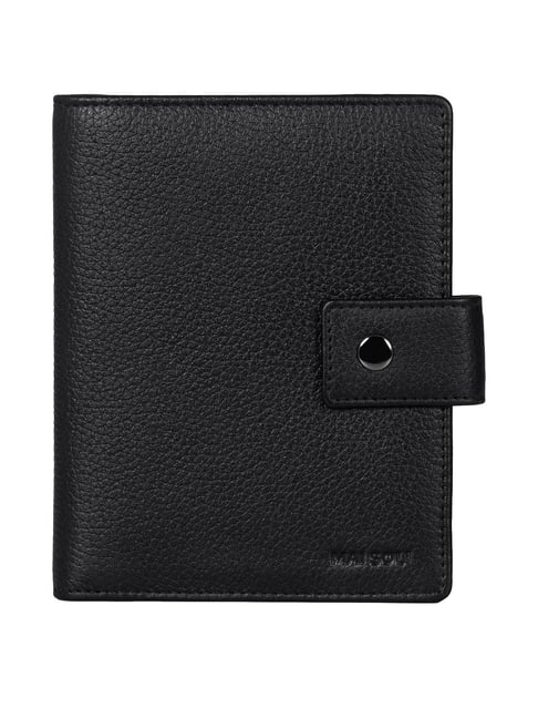 Mai Soli Nomad Black Formal Leather Passport Wallet for Unisex-picture-14