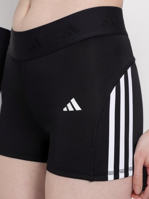 adidas Black Striped Sports Shorts