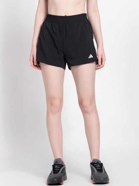 adidas Black Striped Sports Shorts