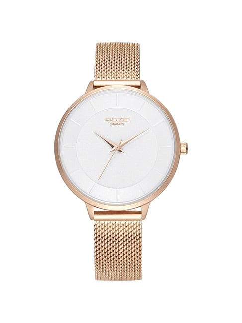Sonata SP80027WM01W Analog Watch for Women