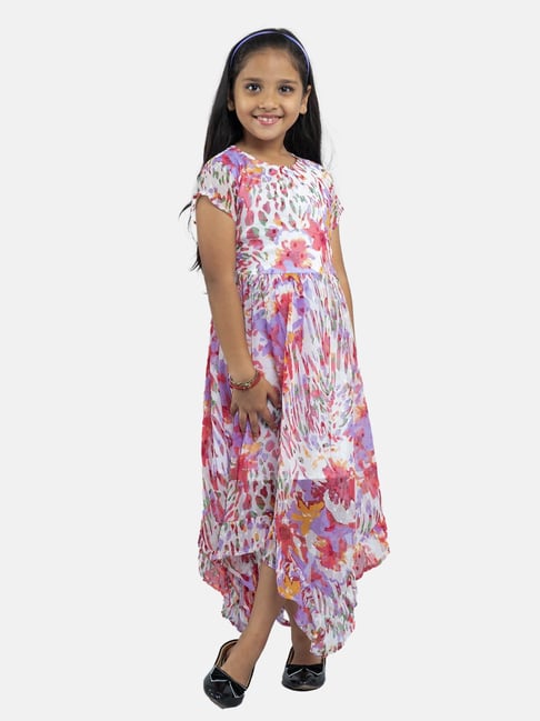 Kiddopanti Kids Multicolor Printed Dress-image-36