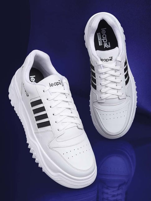 Leap7X by Liberty Men's White Casual Sneakers