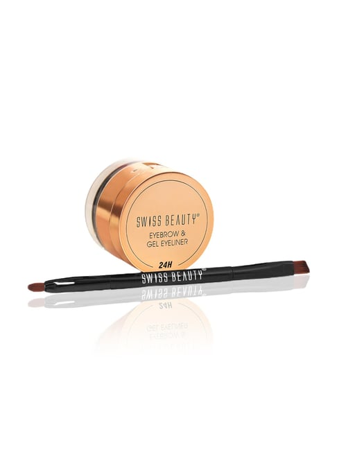 SWISS BEAUTY Eyebrow & Gel Eyeliner Brown - 7 gm-picture-27