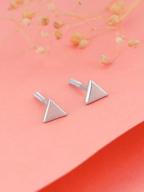 GIVA 925 Silver Delta Shine Earrings for Women Girls