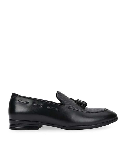 Regal Men's Black Boat Shoes
