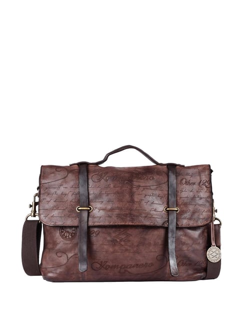 Maverick leather laptop messenger bag online