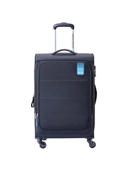Buy American Tourister Flamen Black Cabin Trolley Bag cm