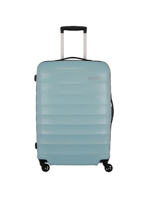 American Tourister Barcelona Powder Blue Solid Hard Trolley Bag - 69 cm-picture-13