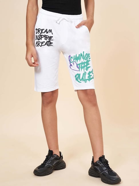 Coolsters by Pantaloons Kids White Cotton Printed Shorts-picture-18