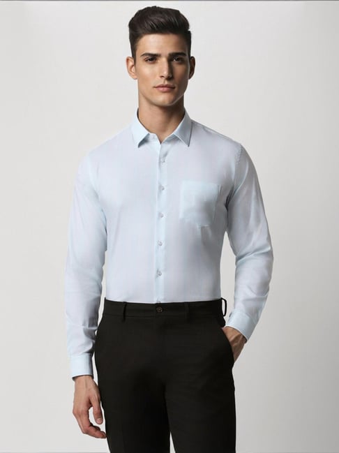 Van Heusen Blue Slim Fit Shirt-picture-31