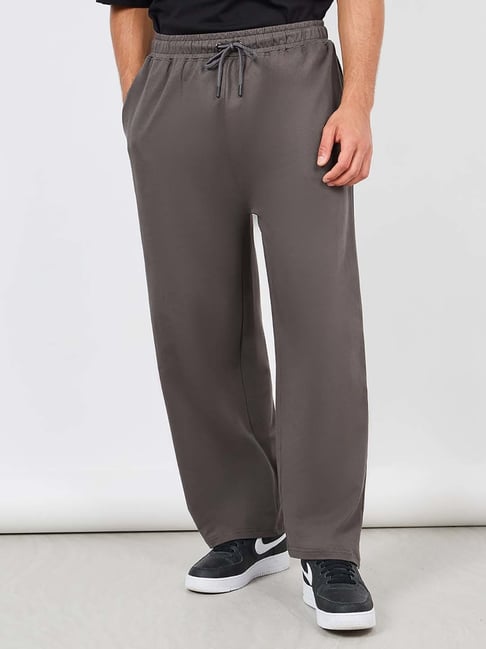 Styli Charcoal Flare Fit Trackpants-picture-26