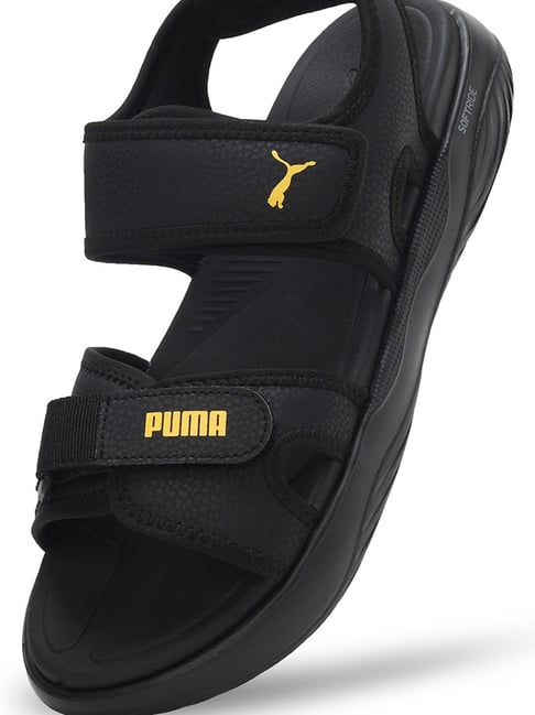 Puma Men's Softride Seave Proplex Black Floater Sandals