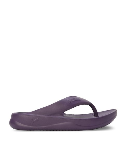 Puma Women's Wave Purple Flip Flops-picture-10
