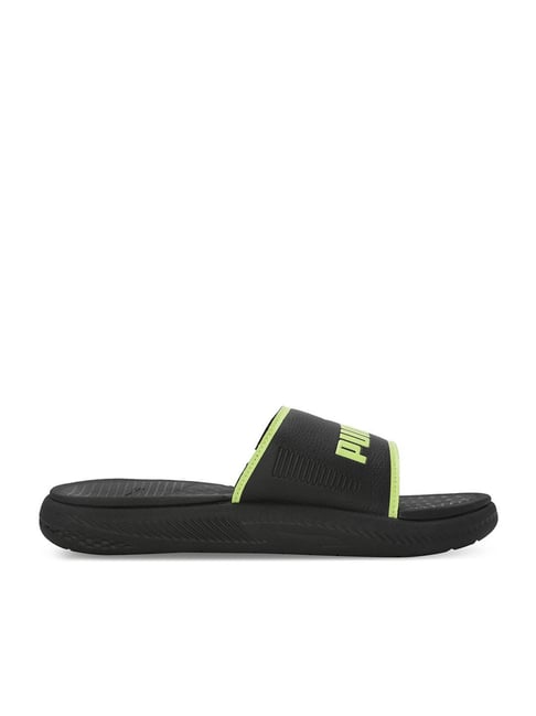 Sandal Do Puma Slides Run Big Buy Puma Men's Softride Black Slides For Men  At Best