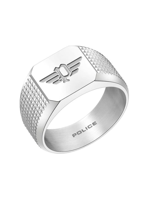 Police Silver Color Ring for Men - PEAGF0033504