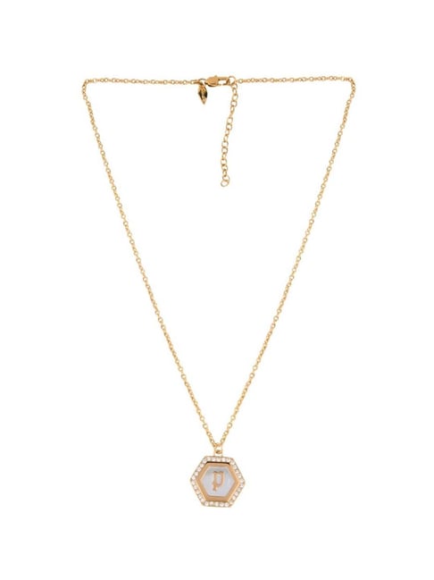 Police Gold Color Necklace for Women - PEJLN2104022