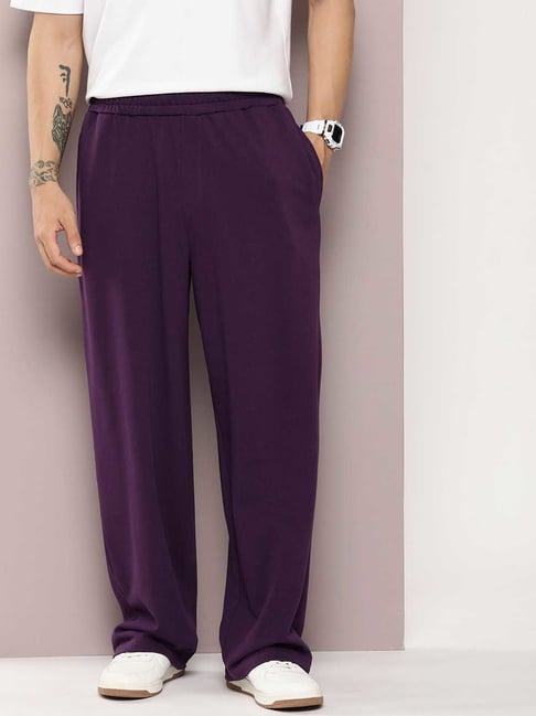 Dillinger Purple Regular Fit Baggy Korean¿Trackpants