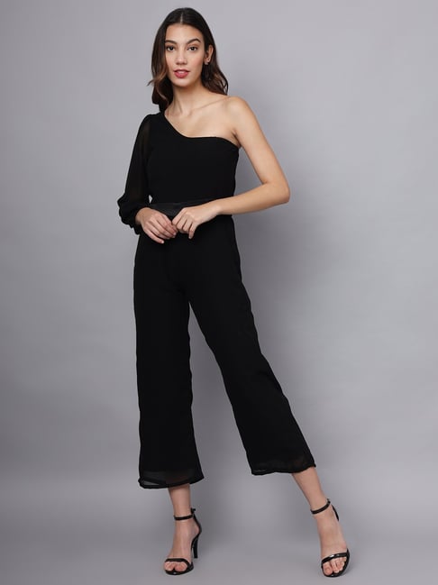 Black midi jumpsuit online