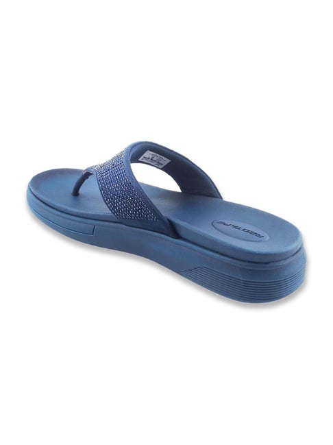 Buy Red Tape Women's Navy Flip Flops for Women at Best Price