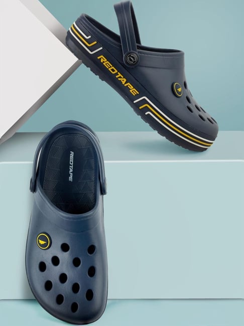 Red Tape Men's White Back Strap Clogs-picture-39