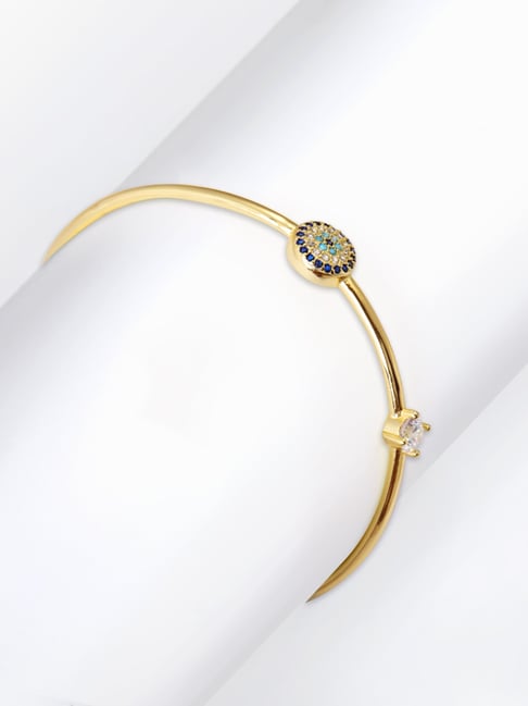 GIVA 925 Silver Golden Sun Zircon Bracelet for Women & Girls-picture-40