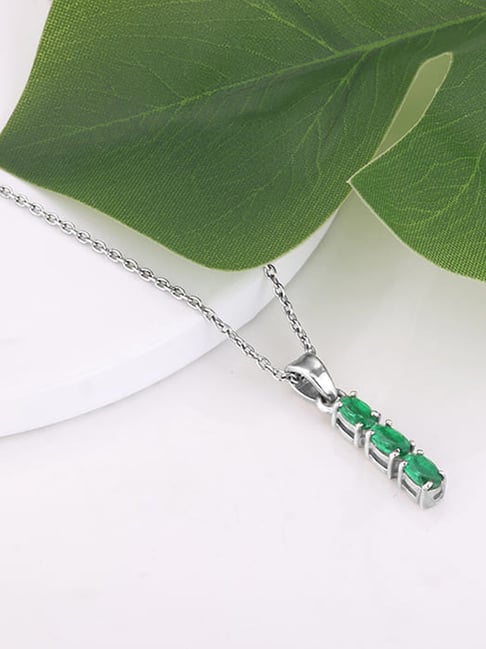 GIVA 925 Silver Nature's Charm Pendant with Link Chain for Women & Girls-picture-12