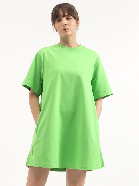 green tee dress