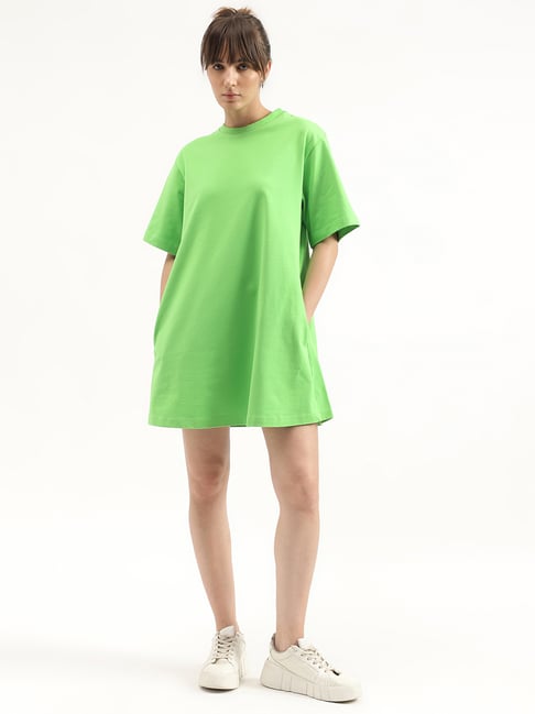 benetton shirt dress Shirt dress da donna bianco panna