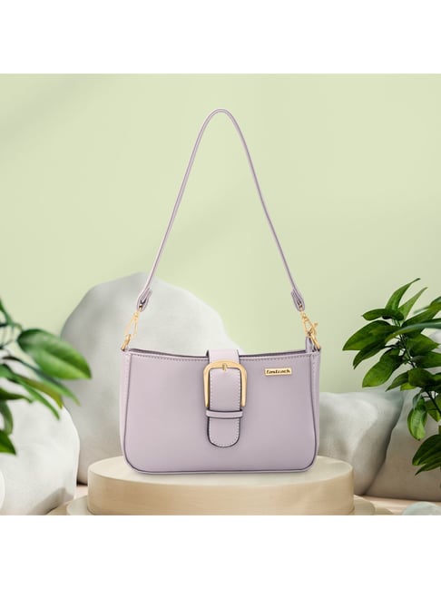 Fastrack Purple Solid Shoulder Handbag