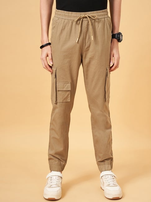 People by Pantaloons Doeskin Cotton Regular Fit Joggers-picture-32