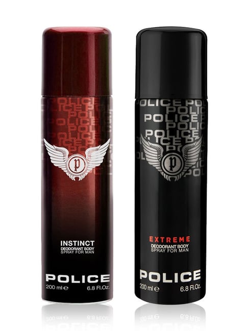 POLICE Instinct & Extreme Deodorant Body Spray for Men Combo-picture-14