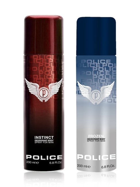 POLICE Instinct & Frozen Deodorant Body Spray for Men Combo-picture-40