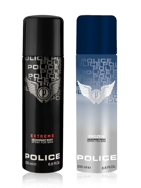 POLICE Extreme & Frozen Deodorant Body Spray for Men Combo-picture-12
