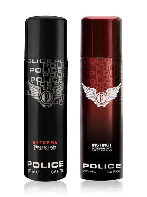 POLICE Extreme & Instinct Deodorant Body Spray for Men Combo-picture-40