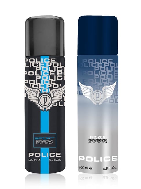 POLICE Sport & Frozen Deodorant Body Spray for Men Combo-picture-20