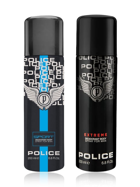 POLICE Sport & Extreme Deodorant Body Spray for Men Combo-picture-13