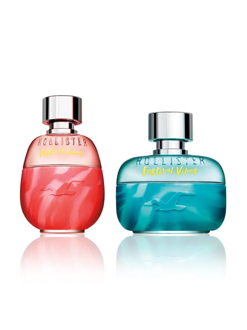 Hollister Festival Vibes Eau de Parfum for Her Eau de Toilette for Him  Combo