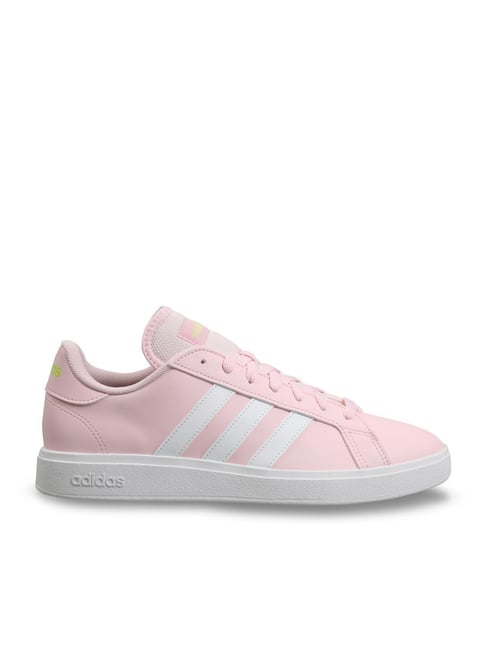 Adidas Women s Grand Court Base 2.0 Pink Tennis Shoes