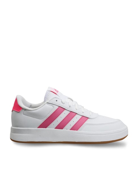 Adidas Women's Breaknet White Tennis Shoes