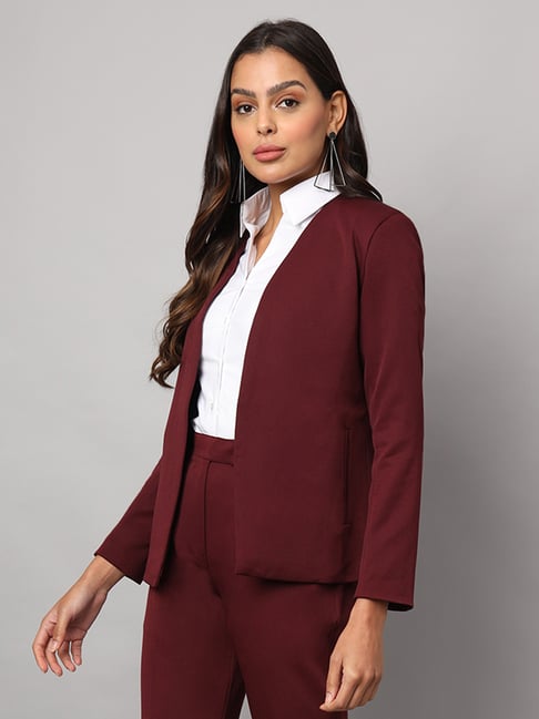 BRINNS Burgundy Blazer