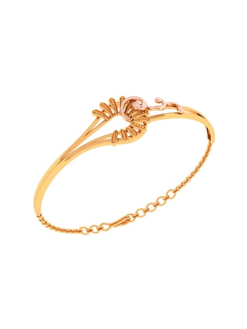 Chandra Jewellers 14k Yellow Gold Unique Designed Bracelet for Women  Girls