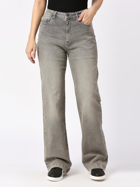 Buy Being Human Grey Regular Fit Jeans for Women Online Tata CLiQ