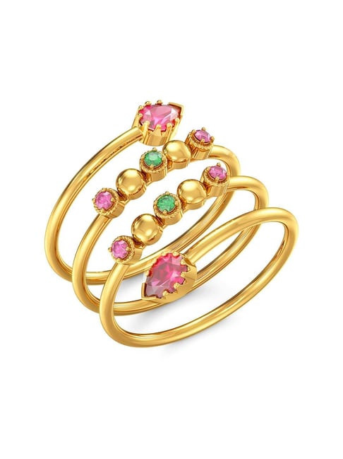 Top Spiral gold ring